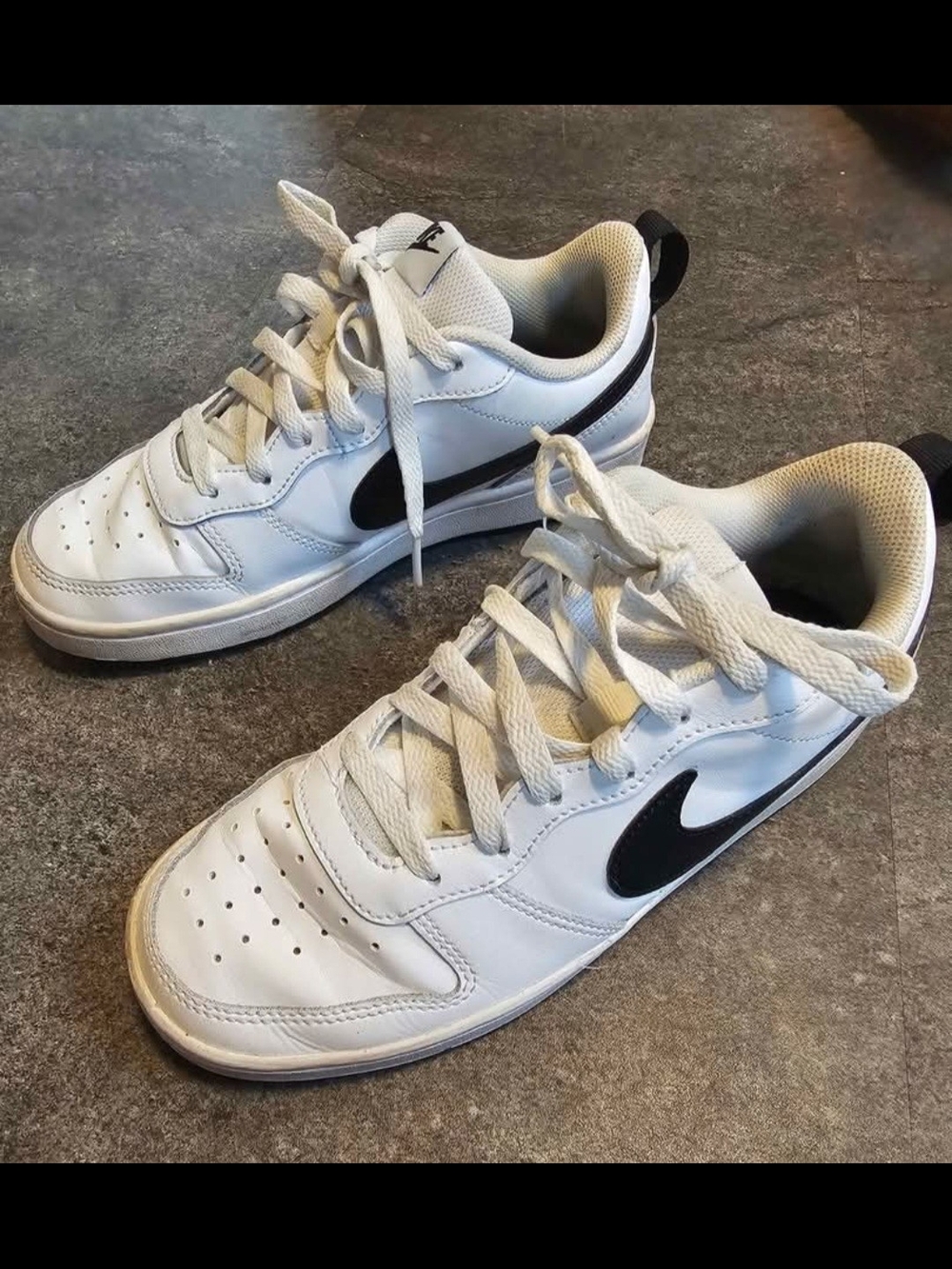 Nike Court Vision Sneakers - White/Black
